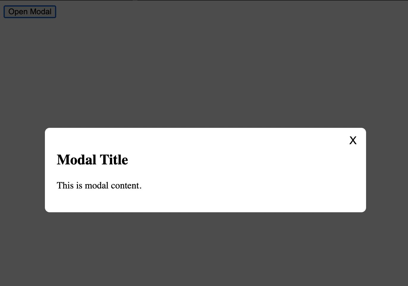 Creating A Reusable Pop- Up Modal in React from Scratch